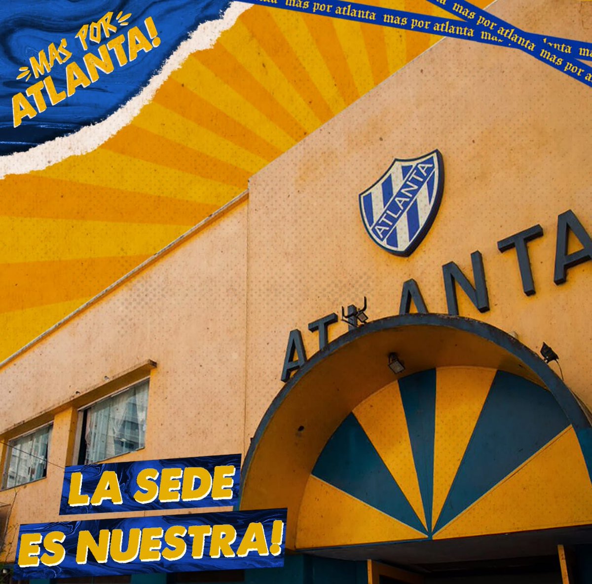 AtlantaMas's tweet photo. #MasPorAtlanta

VOLVIMOS 🔵💛

Un día como hoy pero hace 14 años fue la reapertura de la Sede.

Para muchxs de nosotrxs, lxs jóvenes, fue la tarde en que todas las historias y anécdotas que nuestros padres nos contaron se hicieron de carne y hueso. https://t.co/3HcV3tEozz