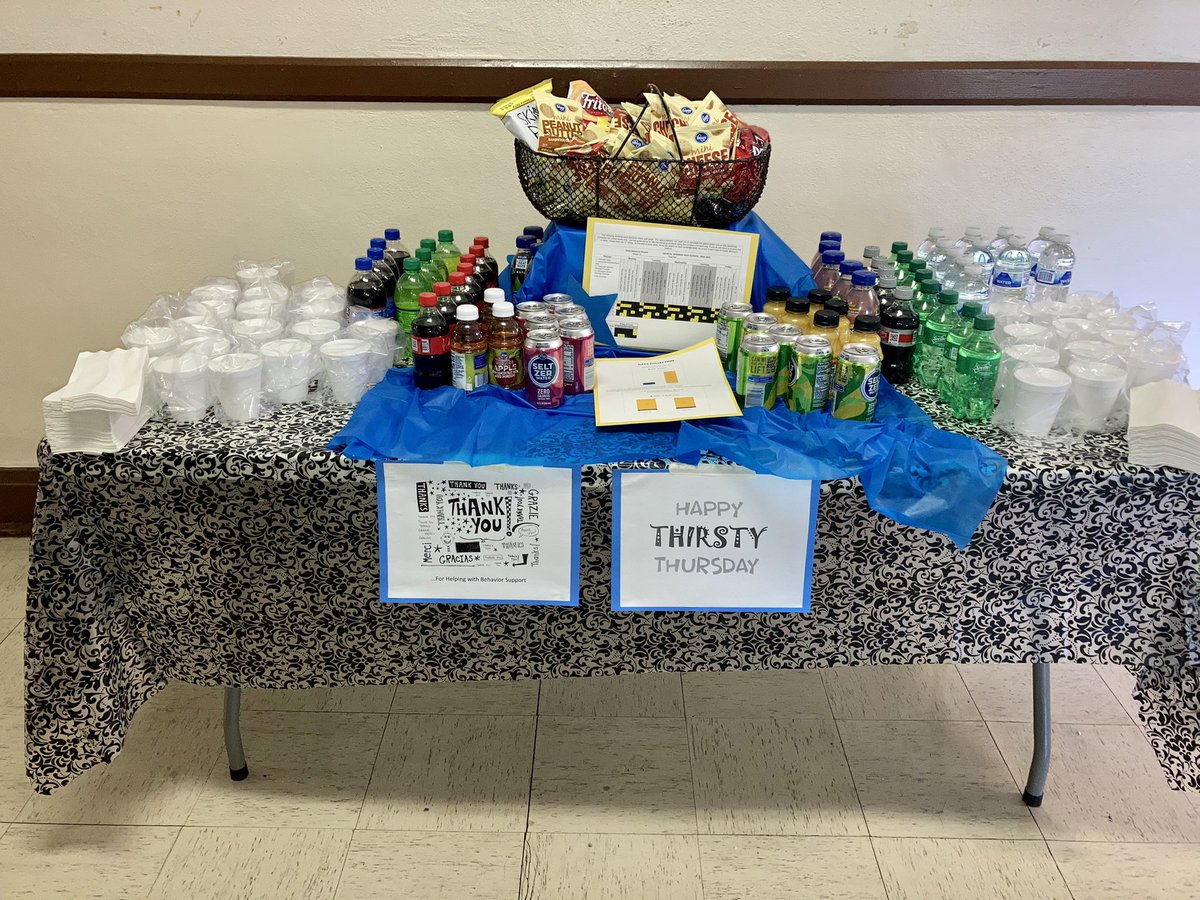 CrystalSpringsH's tweet photo. Our teacher workday was just made brighter by Dawn Jones from the District Office. Our teachers led the district with behavior ratings so she treated us to a snack bar. Great job, CS teachers! Thank you, Ms. Jones! https://t.co/YTRYx92bBF