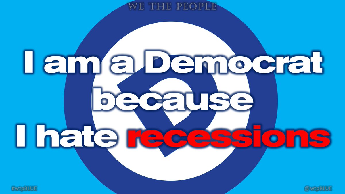 At least 9 out of the 11 recessions since the Korean War began under Republican presidents Democratic presidents appoint qualified advisors who react more quickly to recessionary warning signs #VoteBlue2022 @wtpBLUE #wtpBLUE #wtp799