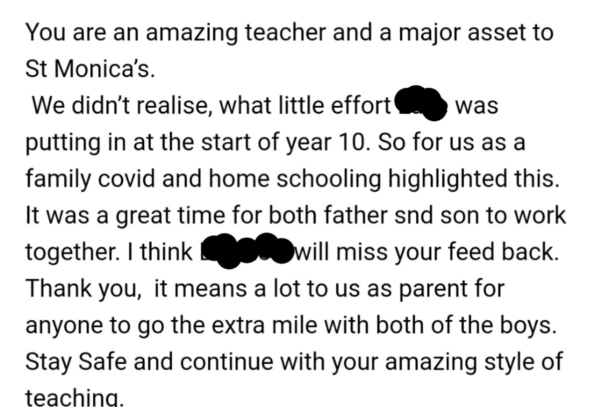 Hist_StMonicas's tweet photo. Always lovely to receive emails from parents, but this one has made me smile even more than normal. We have such supportive parents @stmonicas who support the school in everything we are trying to do. Good Luck Year 11s. #itsnearlydone #LastdayOfSchool https://t.co/JD6bK70aHc