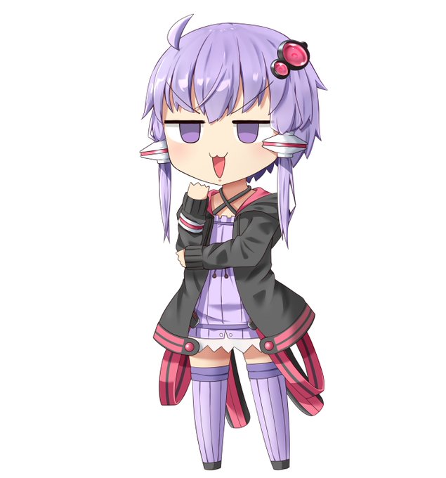 これは描きかけのデフォルメ立ち絵 