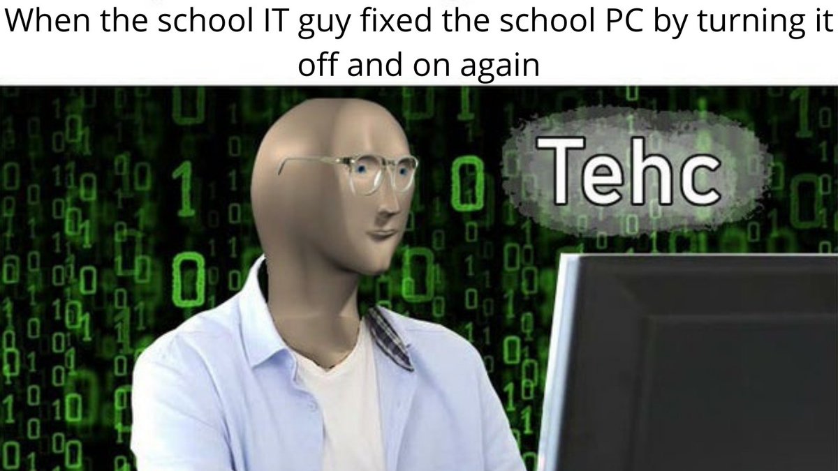 JimberSoftware's tweet photo. #tehc #jimber #meme #schoolIT https://t.co/brzBKHJbMy