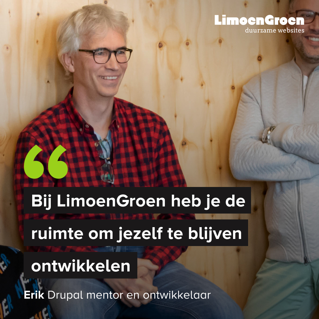 Ben jij de #PHPDeveloper waar Erik naar op zoek is en heb je ervaring met #PHP, #Symfony, #Composer, #Solr, #JSONAPI en #REST? Bekijk de openstaande vacatures via bit.ly/2TbVzaz of solliciteer nu gelijk door je CV en motivatie op te sturen naar hallo@limoengroen.nl.