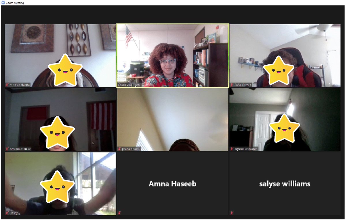 Like most things this year, the group photo looked a little different for my KVA students. My KVA class fluctuated A LOT throughout the year, but this group was (mostly) with me from beginning to end. I will miss my precious black boxes. #maydeusproud <a href="/MCJHGators/">Mayde Creek JH</a>