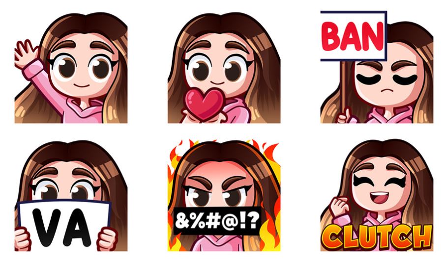 racheldave16's tweet photo. Need some cute emote of your own face or any character? Hit my Dm (Commissions open)
#emote #emoteartist #makeemote #subbadges #twitchemotes #customemotes #graphicdesigner #digitalartist #gfx #twitchstreamers #discord @rtsmallstreams @BlazedRTs @DripRT @sme_rt @SmallStreamersR https://t.co/QoXLci0cGu