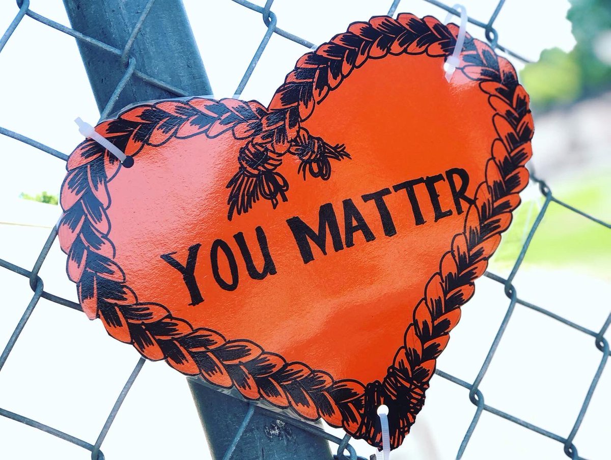 EVERY CHILD MATTERS 🧡 215 hearts for 215 beautiful souls. <a href="/norquayschool1/">Norquay School</a> @WinnipegSD #everychildmatters #215children