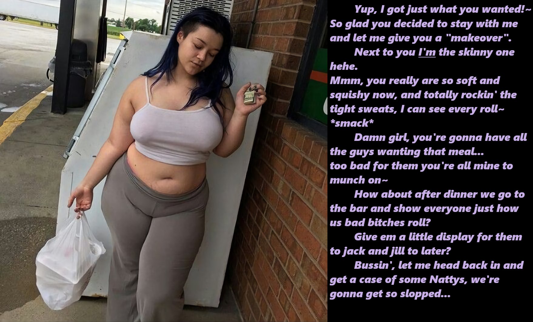 Slobby Cringe Mommy🍆💦 on X: It's been a bit since i've done some captions,  it's inspired by a couple of prompts by @DroneWriter4 I tried writing it a  bit vague so you
