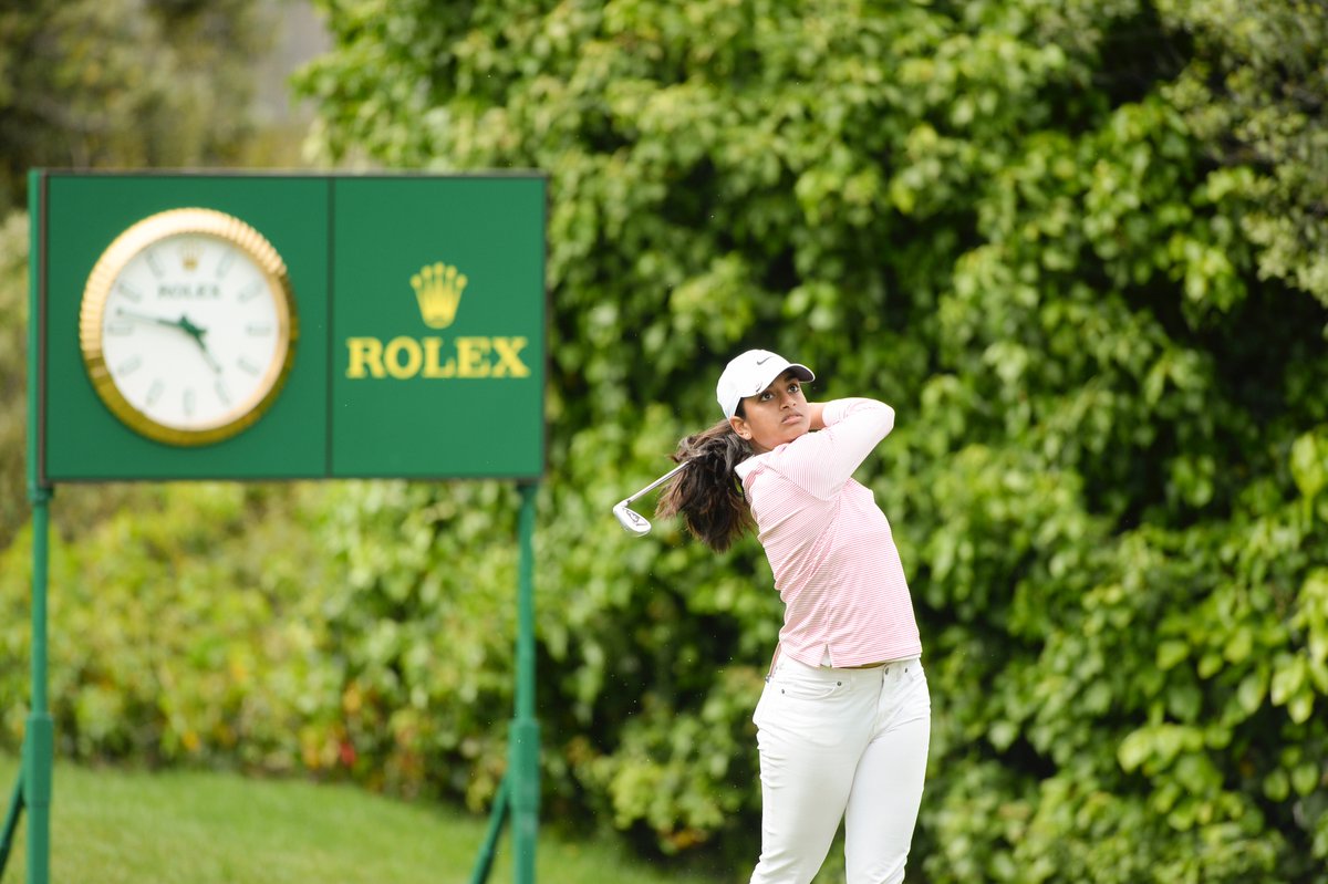Tied for the lead 👀

17-year old amateur and <a href="/LPGAGirlsGolf/">LPGA*USGA Girls Golf</a> alum Megha Ganne is 4-under at the 76th <a href="/uswomensopen/">U.S. Women's Open</a> 

(📸:<a href="/USGA/">USGA</a> / Kathryn Riley)
