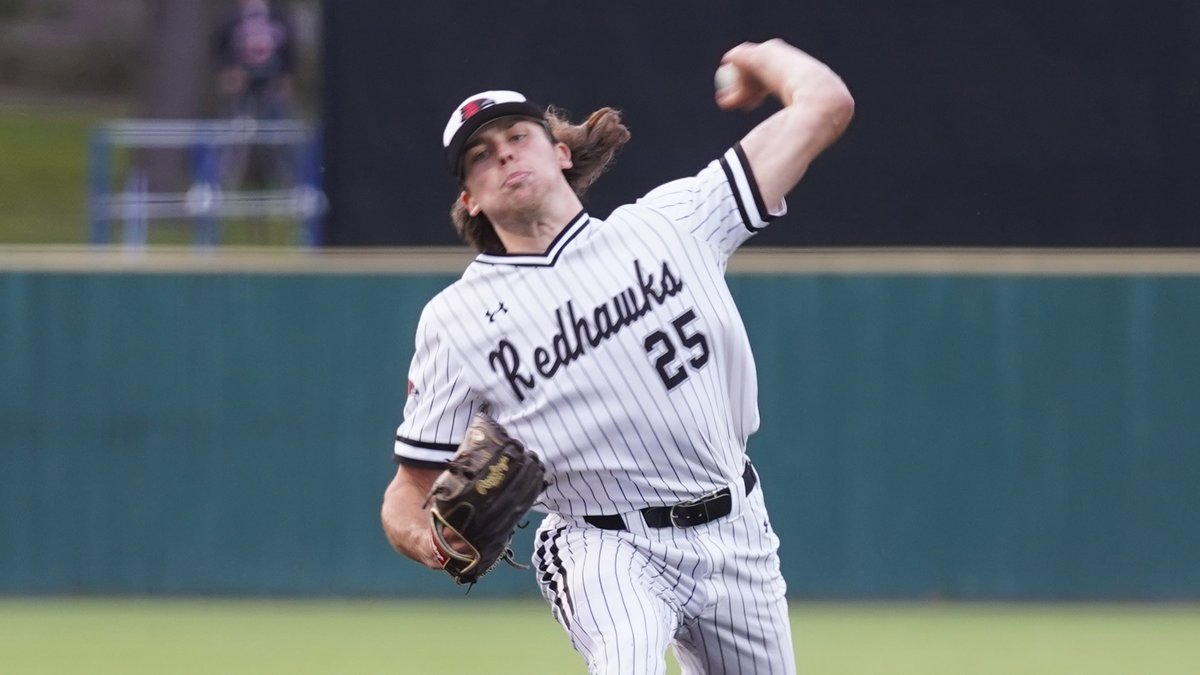 d1baseball's tweet photo. 4-seed @SEMOBaseball has the type of player who can turn the Oxford region upside down on day 1.

Lefty ace Dylan Dodd (@Doddzy_25) had a 9-1 record, 2.78 ERA &amp; K'd 101 more batters than he walked as the Redhawks won the OVC 🔥

OXFORD REGIONAL PREVIEW:
🔗 https://t.co/Gvzk9sULgr https://t.co/YxzobVXvxl