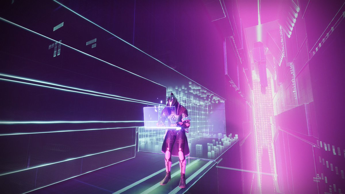 SOONYOUWILLDIEE's tweet photo. Don't mind me, just hacking the Vex network real qui--WEUAAARRGHH-- #SplicerFashionShow https://t.co/rbujAUaRlz
