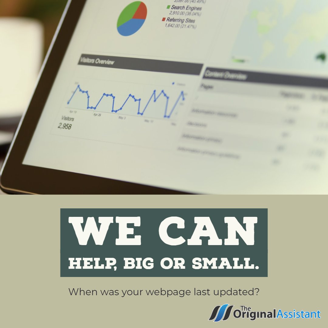 ridgeleap's tweet photo. Your website is doing nothing if it is out of date.
The Original Assistant can Help
#websites #yyctech #yycliving #yycnow #security #website #success #originalassistant #yyc #ab #supportlocal #yycalberta #www #local https://t.co/CHVcUMwEq0