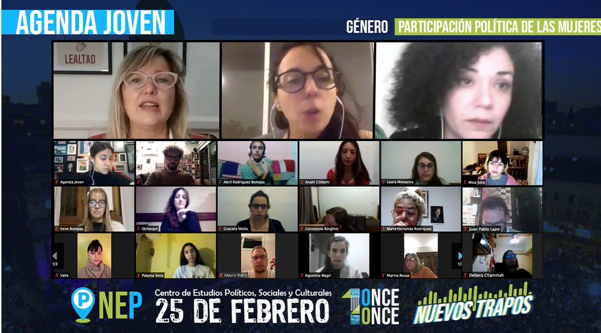 CC25defebrero's tweet photo. En la previa del #3J estuvimos charlando junto a @CrisAlvarezRod @juliaerreo y @PatoBQ_ sobre la participación de las mujeres en la política argentina, los derechos adquiridos a través de los años y todo lo que falta lograr

¡Gracias por el tiempo y el debate! 💜 https://t.co/bevy4uvnur