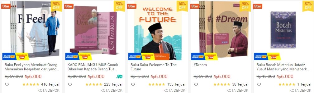 Promo sampai 6.6 harga buku mulai dari Rp.6.000 hanya di Shopee BYM Official Store

shopee.co.id/shop/38307556/…