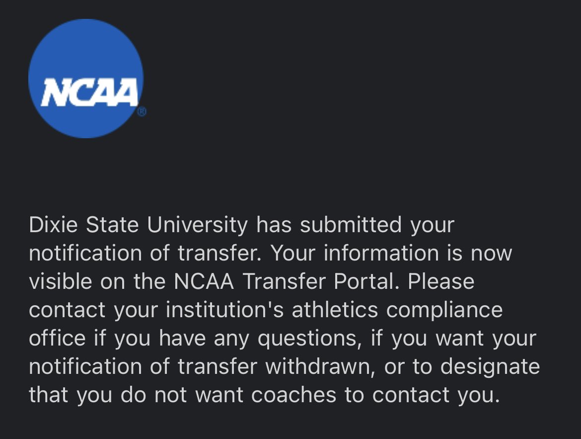 Im Officially In The NCAA Transfer Portal ! 🇹🇴🙏🏽