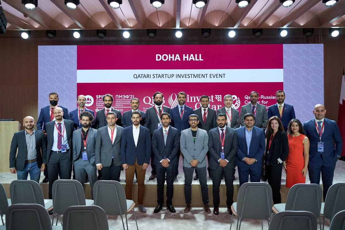 QSpief's tweet photo. A startups investment event took place at the National Pavilion of the State of Qatar https://t.co/VvM7TZob2i