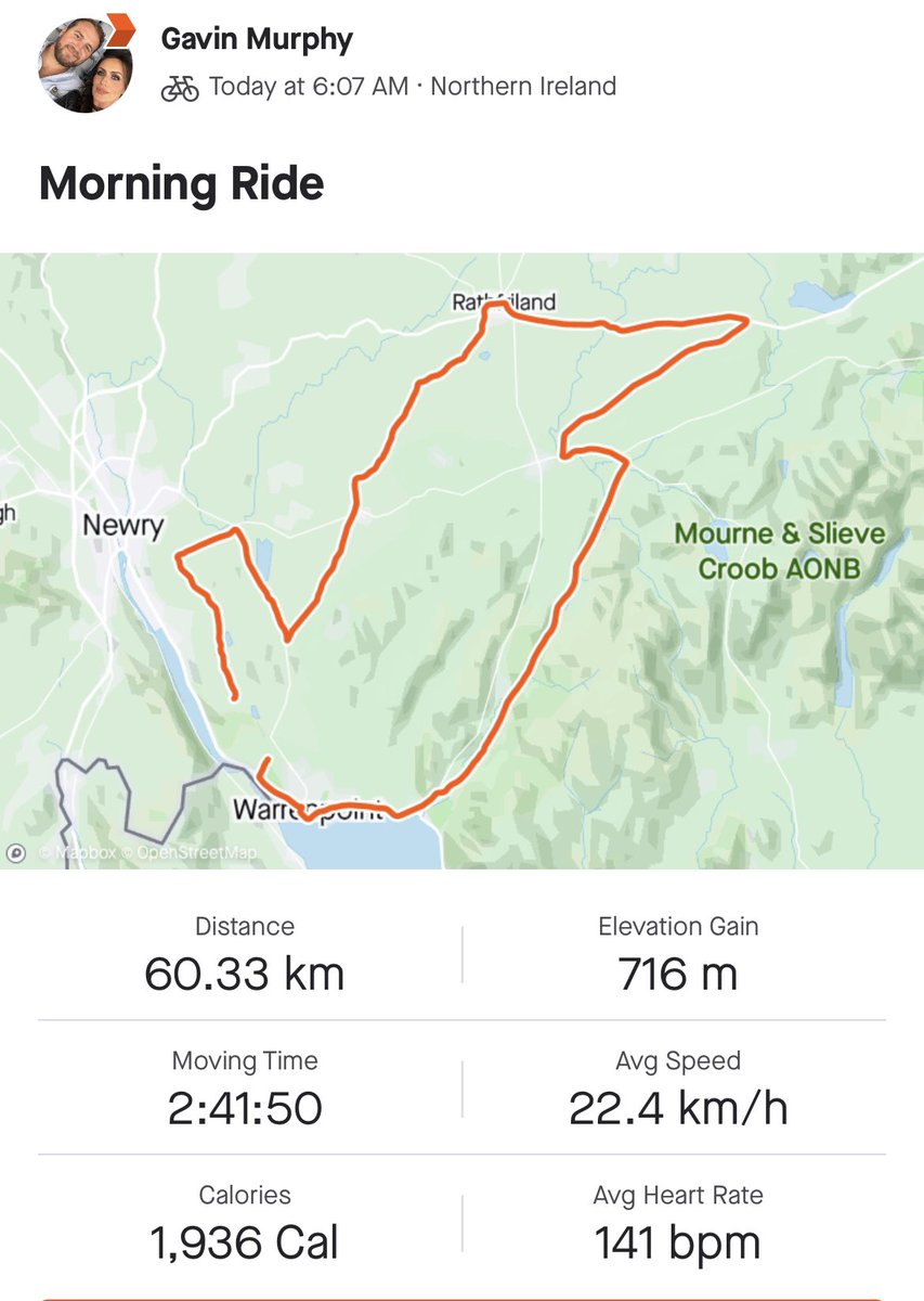 The John Murphy An Dún Charity Cycle tweet media