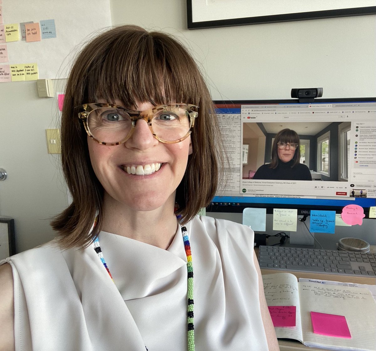 drsusanshaw's tweet image. Congratulations to the #UsaskClassof2021 ⁦@USaskMedDean⁩ graduates! Thank you for asking me to be your keynote speaker &amp;amp; all the best to you as you head towards the next steps on your journey