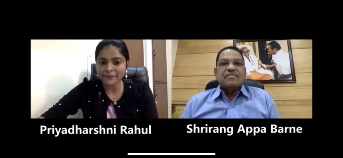 PriyaRahul_2020's tweet photo. https://t.co/MZK6PREaPV

Interview with @MPShrirangBarne Member of Parliament on how is he managing the Covid situation 

@CMOMaharashtra @prpoint @AUThackeray @NGPLForum @thisisSamaran @ https://t.co/vozkpc0FJg