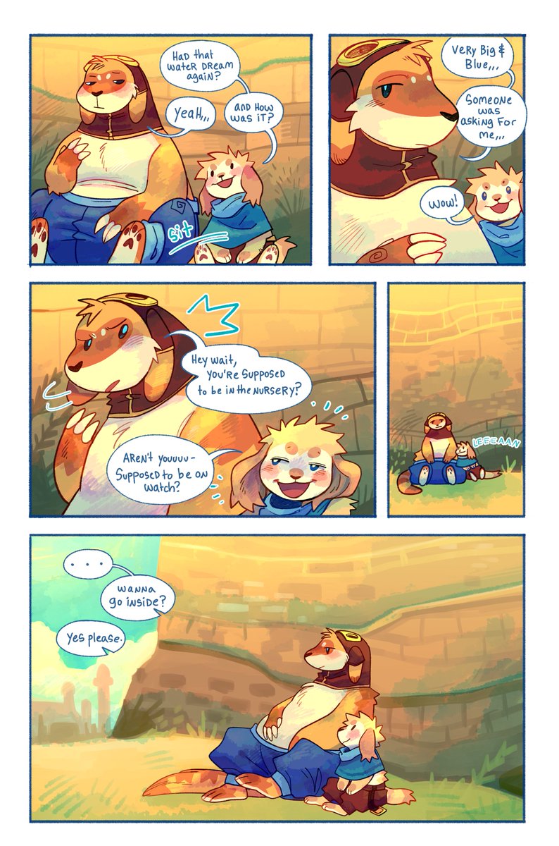 Where the Ocean Meets the Sand. Pilot/ prologue. Pg. 1-4🧡⭐️💙 
