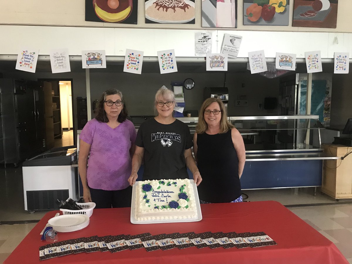 Happy retirement to three very special teachers!  Our staff, students and families will miss you very much!