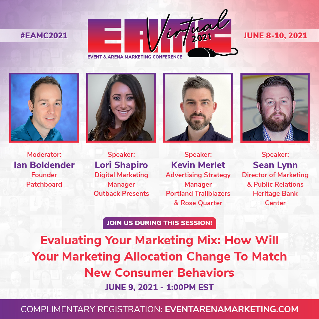 #EAMCVirtual Announcement ‼️
This panel on 6/9 will discuss how our marketing mix has shifted. How much of your TV budget are you allocating to YouTube, Hulu, and OTT? We will also explore the traditional sales cycle in the event industry &amp; how it's temporarily being disrupted.