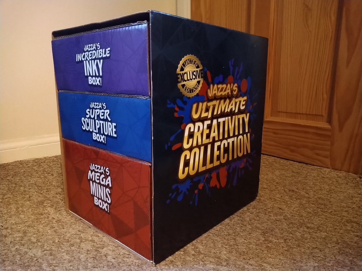 ToniRoss7's tweet photo. @SmartArtBox @JazzaStudios @TabletopTime our Ultimate Creativity Collection finally arrived and we are so excited to get experimenting with it on our holidays in a few weeks! Thank you for creating such a wonderful collection of equipment ♥
Keep up the awesome work everyone ♥ https://t.co/AGlOIWnlWz