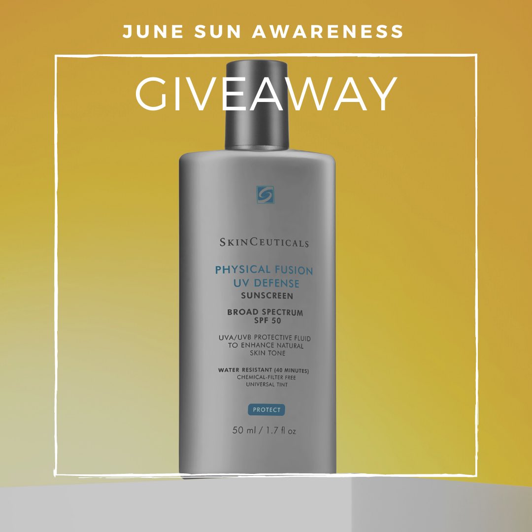 JeffreyCDawesMD's tweet image. Book a complimentary mini skin care assessment with Nurse Erina and get a full sized @SkinCeuticals Physical Fusion Sunscreen. Call 403.571.3141 or email info@jeffreycdawesmd.com to book!