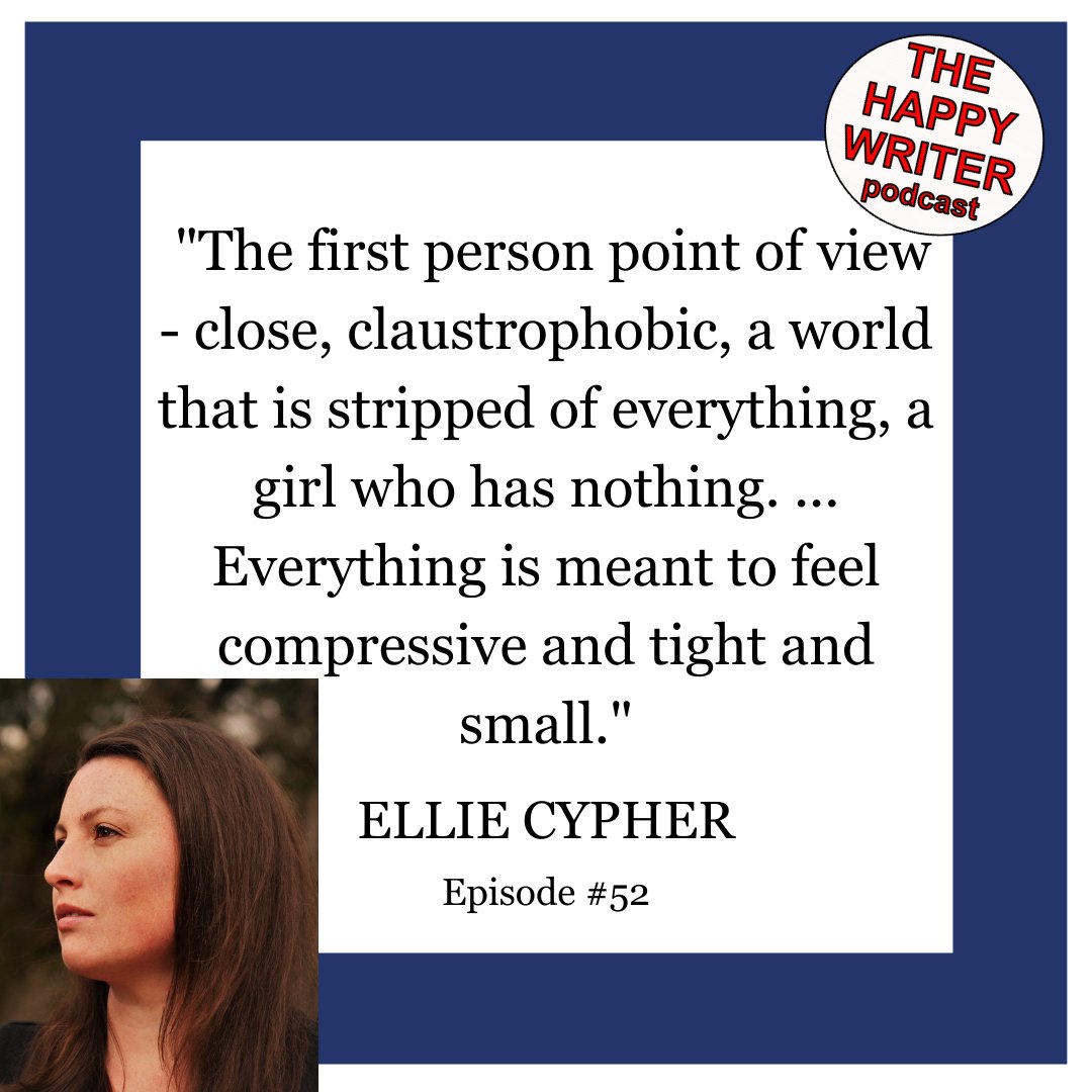 happywriterpod's tweet photo. Episode 52 guest Ellie Cypher gives us a great illustration of why POV should be a very conscious choice by the writer. 

Catch up with this and all episodes at https://t.co/oPnUcttLwl.

#POV #firstpersonPOV #thehappywriterpodcast #writing  #elliecypher https://t.co/uzeGd0Yov1