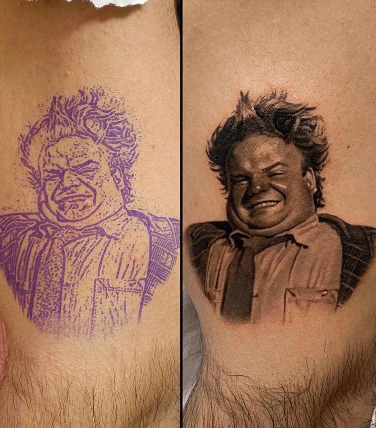 Sean Penn Gave David Spade a Tattoo in Honor of Chris Farley