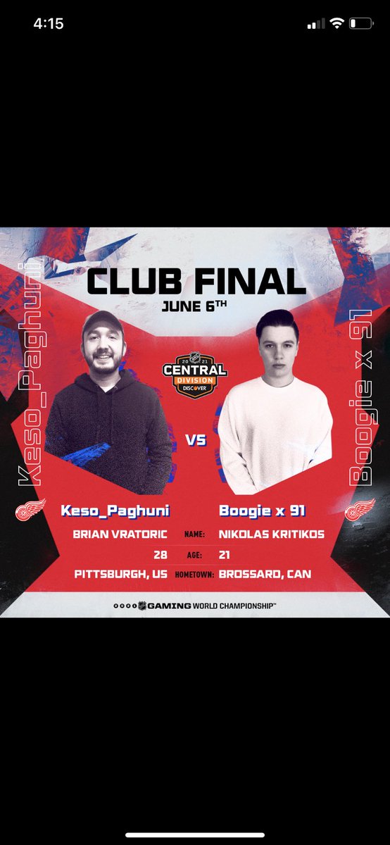 #NHLGWC cant wait to play good luck <a href="/Keso_Paghuni/">Keso Paghuni</a>