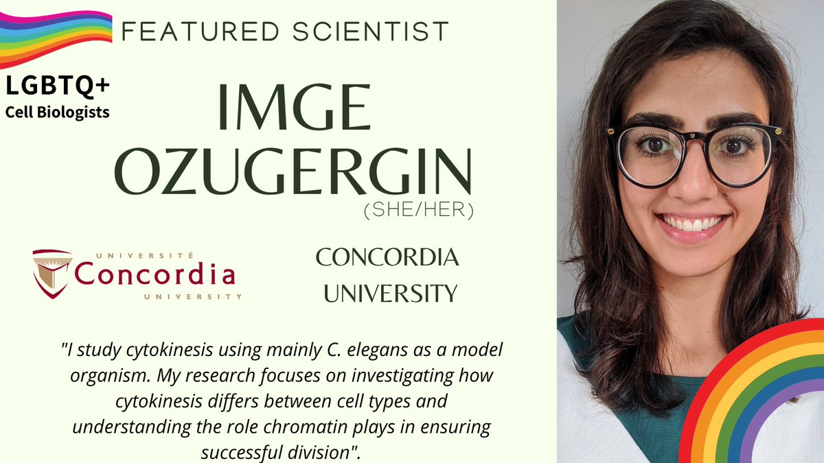 Our #FeaturedScientist 🌈 this week is <a href="/ImgeOzugergin/">Imge Ozugergin</a> from <a href="/Concordia/">Concordia University</a> University - check out what she is studying in this thread!