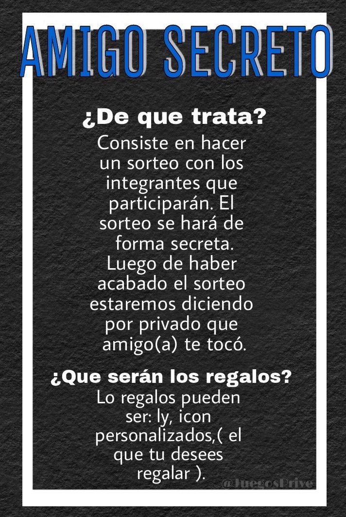 Dinámica "Amigo secreto" ⭐