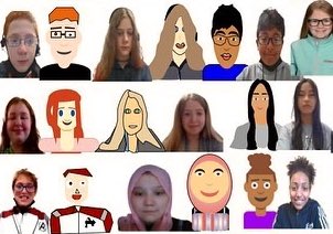 More <a href="/shapegrams/">Shapegrams</a> fun!  Selfies!  #Stem 💛💜