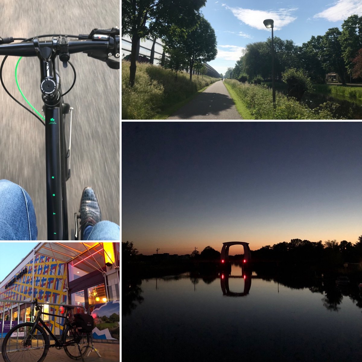 Oké oké 3 juni is #worldbicyleday Geniet van je reis. Genoeg te zien onderweg🚲🌇🌳