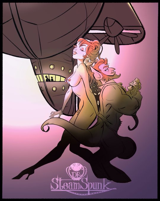 A vignette of Ludovic, Madame, and one of Ludovic's pets.   Do you recognize that little cutie?  Let