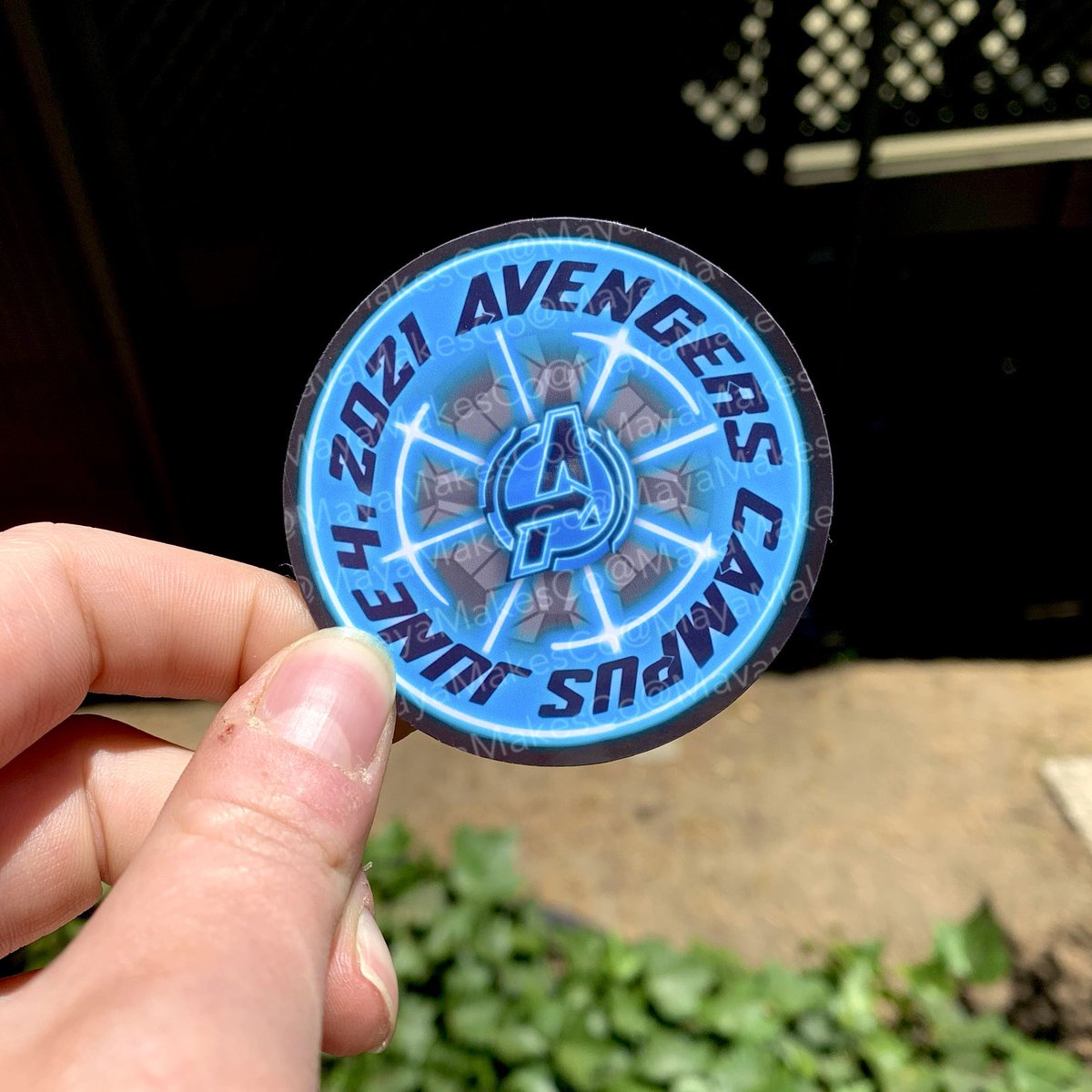 MayaMakesCo's tweet photo. Who else is excited for the opening of #AvengersCampus at DCA tomorrow?!? I’m headed to see it Saturday and I cannot wait! Celebrate opening weekend with an Avengers Campus Sticker AVAILABLE NOW 💙 https://t.co/k7q6NJLKzL https://t.co/288ogIHC6I