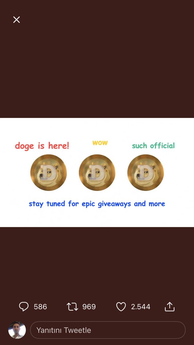 er_yil_'s tweet photo. @coinbase Send me free dogecoin 😅😅😅 https://t.co/B3tqa6pxHG