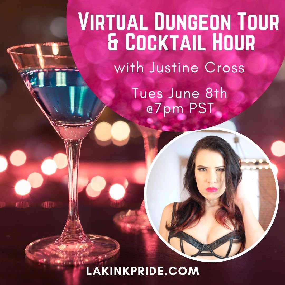 justineplays's tweet photo. 🥂💋 Virtual @DungeonEast Tour &amp; Cocktail Hour⁠ 💋🥂⁠

💖 Presented by @justineplays ⁠

⛓️ Have you been wondering how to make your kinkiest fantasies happen, and been entertaining the thought of what you could do in a private dungeon?⁠

🏳️‍🌈 All info: https://t.co/c7iwaqpJmM https://t.co/qBZakb1lv6
