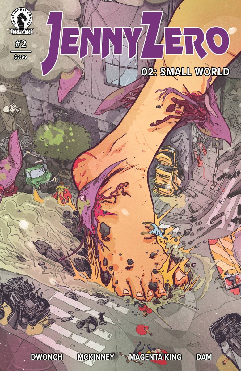 Review in spanish/english of #JennyZero #2!
By @davedwonch @BrocktnMckinney and @magentaking

https://t.co/5pGP35sChJ

In shops now from @DarkHorseComics
Colors @darrudamassa
 https://t.co/l0nW6OnKiX