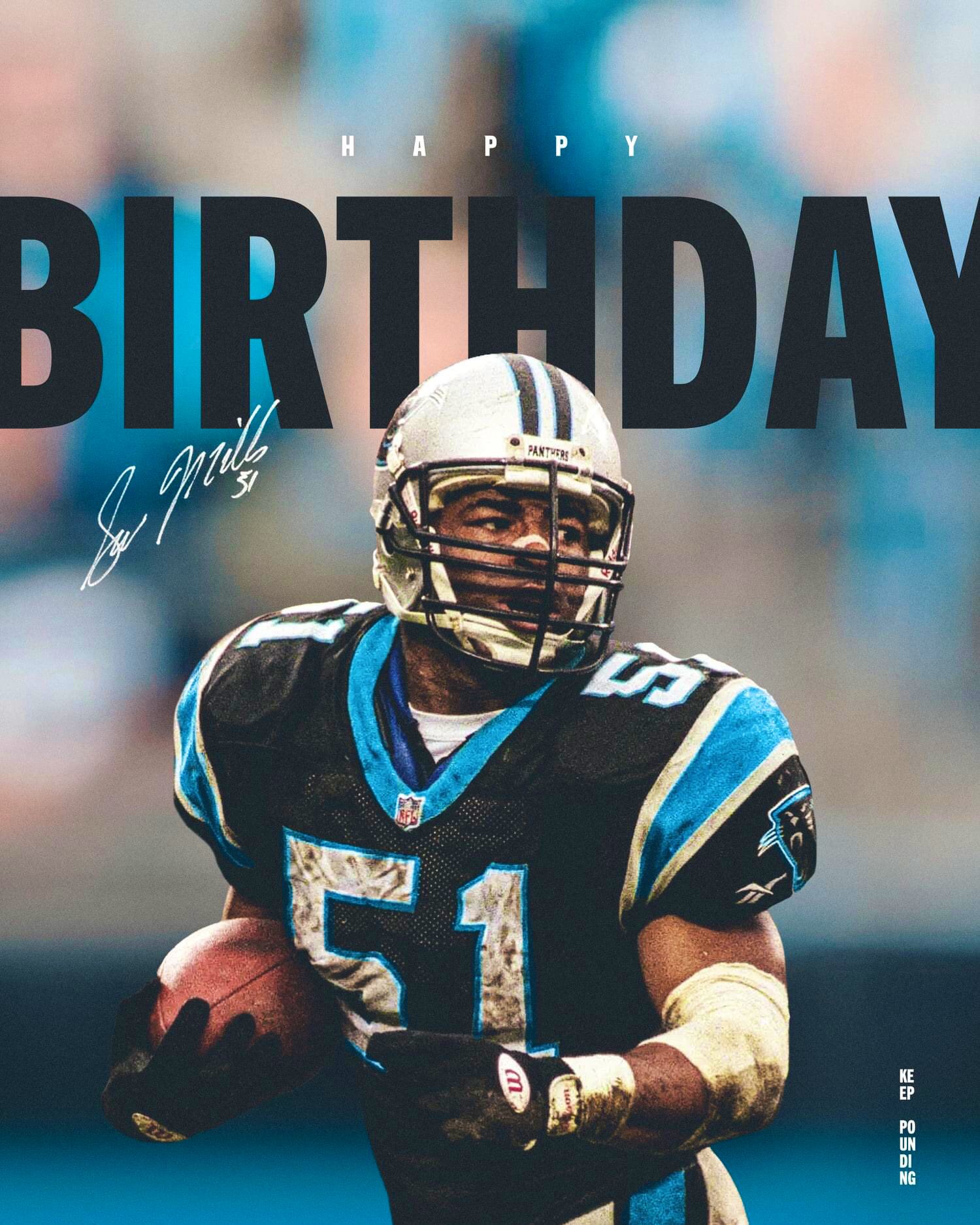 Happy Birthday Sam Mills !    