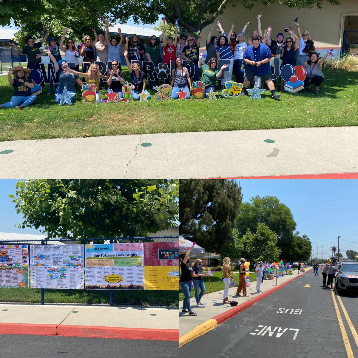End of the year drive through celebration- we are so proud of our Ben Lomond Bears! Have a great summer! 🌞 🐻