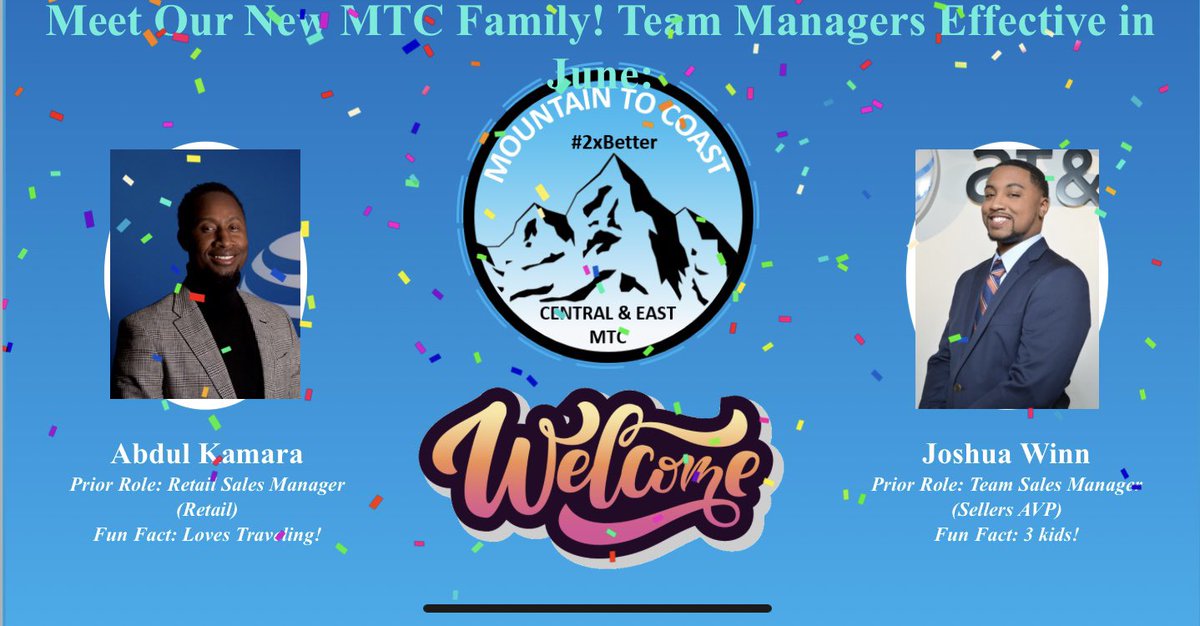 MountainToCoast (@mtc_mss) on Twitter photo Of course MTC does it #2XBetter, help me welcome our 2 newest TM’s Abdul and Joshua!!! We are excited to see all the greatness you all will bring to the team💫 <a href="/Valerie_m_cando/">Valerie M</a> <a href="/carawfields/">Cara Fields</a> @OSheannaApata <a href="/crystaleeatt/">crystaleeatt</a> <a href="/rebbysellers/">Rebecca Sellers</a> #Winas1Fam #SellersSquad Of course MTC does it #2XBetter, help me welcome our 2 newest TM’s Abdul and Joshua!!! We are excited to see all the greatness you all will bring to the team💫 <a href="/Valerie_m_cando/">Valerie M</a> <a href="/carawfields/">Cara Fields</a> @OSheannaApata <a href="/crystaleeatt/">crystaleeatt</a> <a href="/rebbysellers/">Rebecca Sellers</a> #Winas1Fam #SellersSquad