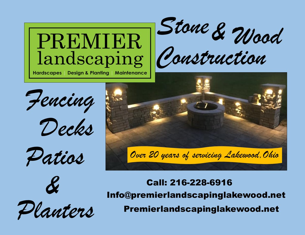 Premierscaping's tweet photo. Spring is here! Get cleaned up, up to date or turn your landscape into an outdoor living space. #LakewoodOH #WestClevelandOH #DetroitShorewayOH https://t.co/vgSKuHktQh https://t.co/etLC9UO5Qe