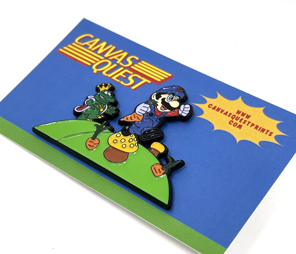 New release: Nintendo Power #1 cover art, Mario and Wart 2” enamel pin and magnet. Available here: etsy.me/3p9Iyds

#nintendopower #nes #supermariobros2 #supermario #supermariowart #howardandnester #enamelpin #enamelpins #retrogamer #retrogames #retrogaming #gamer