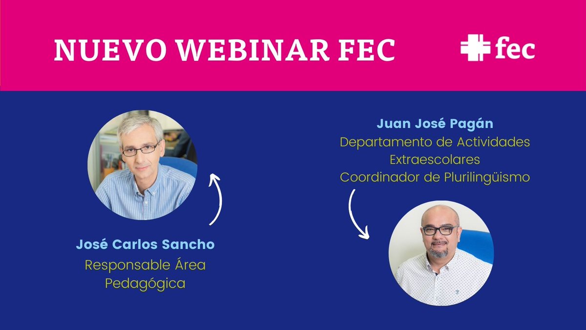 colegiosfec's tweet photo. 👏¡Gracias a los casi 100 participantes de nuestro último #webinarFEC! 👏 Si te lo perdiste, puedes acceder al resumen y grabación aquí 👉https://t.co/zYppsfr4zu https://t.co/PyyhEWPXpD