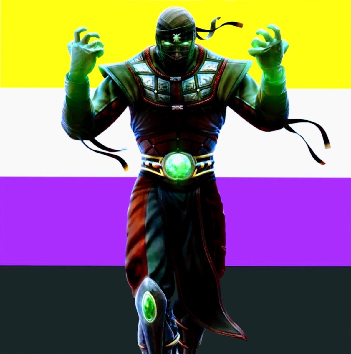 Random_Human333's tweet photo. Ermac Edits
#MortalKombat #mk #mortalkombat9 #mk9 #ermac #mkermac #trans #nonbinary #headcanon #edit https://t.co/5MJMEOx3kJ