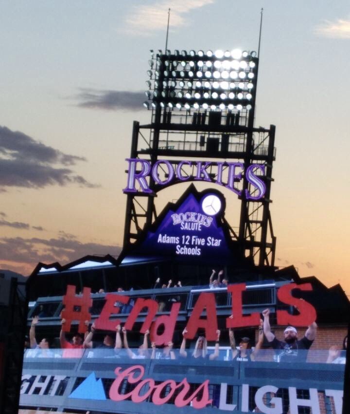biggMoe_effALS's tweet photo. ๐โพ๏ธBIG THANK YOU @Rockies, @MLB && my friends and family for #LouGehrigDayโก๏ธ
#EndALS #DrugsInBodies #ALShearing #ALSAwareness @iamalsorg @als_now https://t.co/4DriVZrTlt
