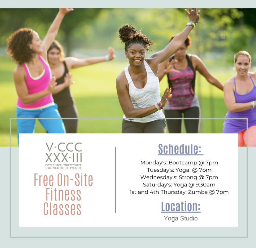 5333Connecticut's tweet photo. Wahoo, it’s the first Thursday of the month. You know what that means.... Zumba!!! 💃🏽 #5333 #connecticut #bozzutoliving #bozzuto #bozzutodc #zumba https://t.co/7M0J3HfSKd