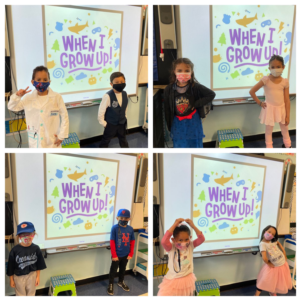 dmlake6's tweet photo. When we grow up... 💭👩‍🏫👨‍🚒👮‍♂️👩‍⚕️ #SpiritWeek #CareerDay https://t.co/aR6bW1Isg4