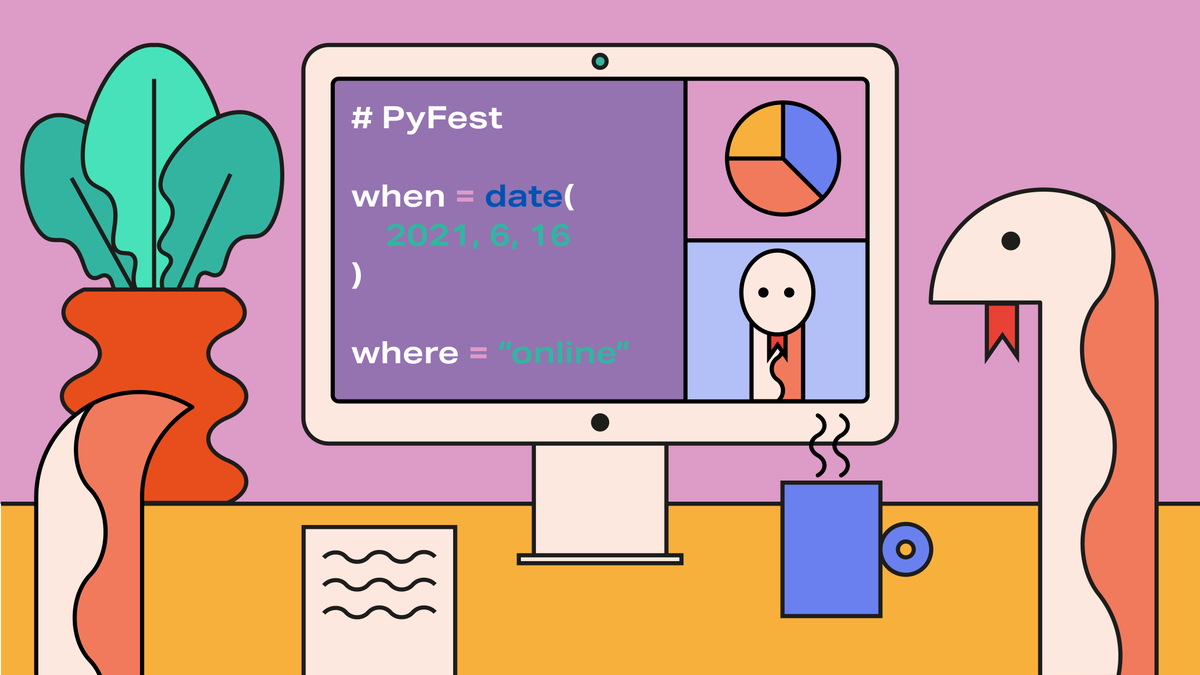 RT <a href="/pyconit/">PyCon Italia</a>:

"Not a conference, not a show. All it knows, is what it's not."

Announcing PyFest, a remote festival dedicated to the Python community.

Starting from the 16th of June it will feature: live performances, lighting talks, games and more!

buff.ly/3ciZJV0
